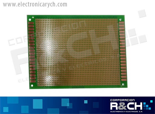 [PC-1510F] PC-1510F placa perforada 15x10cm una cara fibra