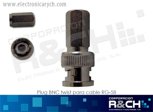 [MF-29] MF-29 plug BNC twist para cable RG-58