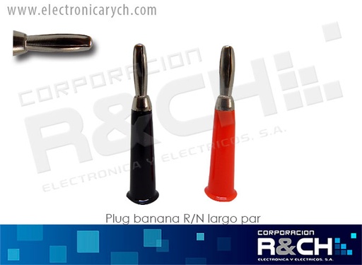 [PL-BL] PL-BL plug banana R/N largo par