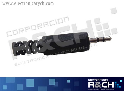 [P-231A] P-231A plug stereo 2.5mm plastico c/cola