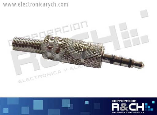 [PL-002M/P-284A] PL-002M plug stereo 3.5mm metal video c/cola