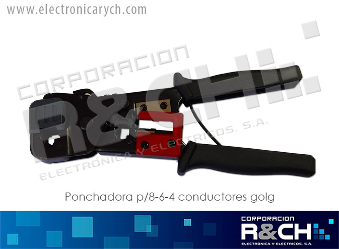 CP-KR-245 ponchadora p/8-6-4 conductores golg