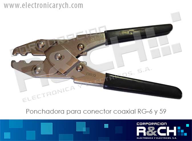 H-TN4174 ponchadora para conecor coaxial RG-6 y 59