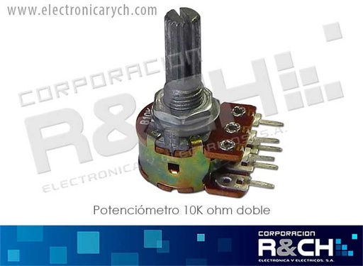[PT-10KD] PT-10KD potenciometro 10K ohm doble