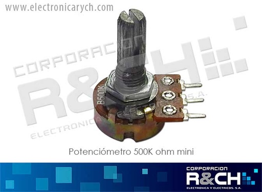 [PT-500KM] PT-500KM potenciometro 500K ohm mini