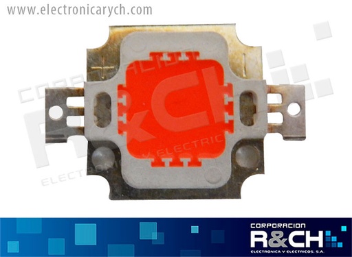 [LD-C10WR] LD-C10WR LED cuadrado rojo 10W 30-36V