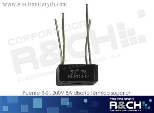 [NTE5313] NTE5313 puente R-Si, 200V 8A