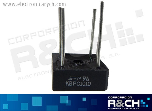 [NTE5324] NTE5324 puente R-Si, 400V 10A (KBPC1004)