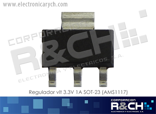 [LM117S] LM117S regulador vlt 3.3V 1A SOT-23 (AMS1117)