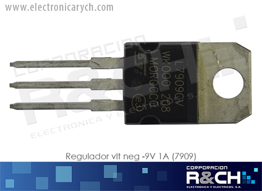 [NTE1967] NTE1967 regulador vlt neg -9V 1A (7909)
