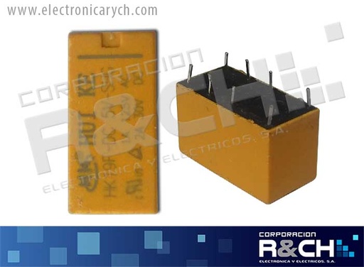 [RL-DPDT-5/1] RL-DPDT-5/1 Relay 2 Polos 2 Tiros 5VCD 1A