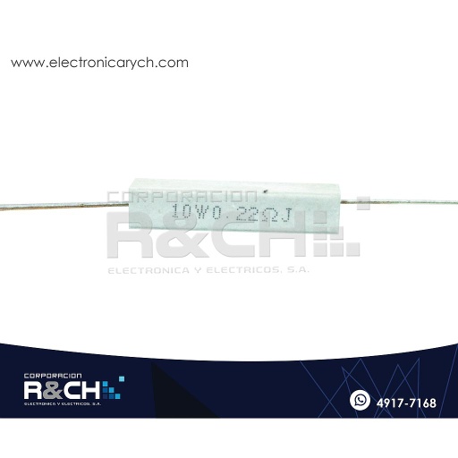 [RX-0.22/10] RX-0.22/10 resistencia 0.22 ohm 10W